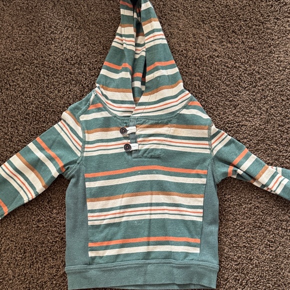 Little Boys Long Sleeve Shirt Bundle - Striped Green, White, Red, Beige - Picture 10 of 12